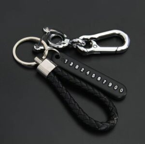 Anti-Lost Premium Keychain with Customized Phone Number